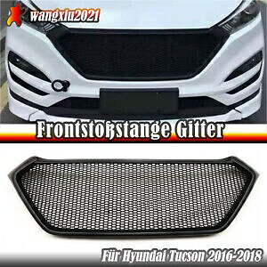 q_Cc[\ 2016-2018 tgop[ObhOXt@Co[}bgubN- For Hyundai Tucson 2016-2018 front bumper grid fiberglass matte black-