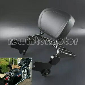 O\ȔwV[V[o[וbNn[[[hLOOCh 2008 ɓK Detachable Backrest Sissy Bar Luggage Rack Fit For Harley Road King Glide 2008
