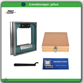 新しい 8 インチ X 1-9/16 インチ X 8 インチ高精度フレーム水準器目盛 .0002" New 8" X 1-9/16" X 8" High Precision Frame Spirit Level Graduation .0002"