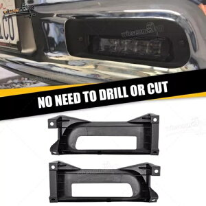 13-18 _bW  1500 m[JbgtgETChtbNx[uPbgɓK Fit 13-18 Dodge Ram 1500 NO CUT Front Left & Right Side Tow Hook Bezel Brackets