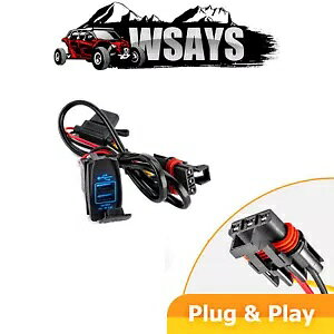 WSAYS fA USB [dzn[lX Polaris Ranger XP 1000 pXoXo[p WSAYS Dual USB Charger Wiring Harness For Polaris Ranger XP 1000 Pulse Busbar