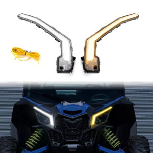 WSAYS tg^[VOiCg 2017-2024 Can Am Maverick X3 Max 710004995 WSAYS Front Turn Signal Light For 2017-2024 Can Am Maverick X3 Max 710004995