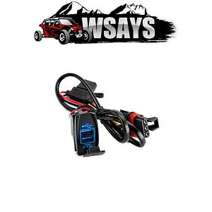 WSAYS vOAhvC fA USB 4.2A [d C[ 2024 Polaris RZR XP 1000p WSAYS Plug & Play Dual USB 4.2A Fast Charger Wire For 2024 Polaris RZR XP 1000