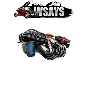 WSAYS 2022+ |X RZR ^[{ R bJ[XCb`C[n[lXLbgpXoXo[ WSAYS For 2022+ Polaris RZR TURBO R Rocker Switch Wire Harness Kit Pulse Busbar