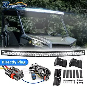 ���[�t 50 "LED ���C�g�o�[�u���P�b�g���C���[�|�����X�����W���[ 1000 �p���X�o�X�o�[ 2018-24 Roof 50" LED Light Bar Bracket Wire For Polaris Ranger 1000 Pulse Busbar 2018-24