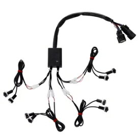 リアフェンダーテールライトハーレーエレクトラストリートロードグライドバガー 14-23 米国に適合 Rear Fender Tail Light Fit For Harley Electra Street Road Glide Baggers 14-23 US