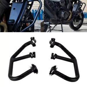�u���b�N�o���p�[�G���W���K�[�h�N���b�V���o�[�n�[���[�p���A�����J RA1250 RA1250S 21-23 Black Bumper Engine Guard Crash Bars For Harley Pan America RA1250 RA1250S 21-23 �y���s�A���i�z