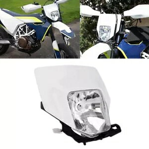 2017-2019 FE TX TE 125-501 701 �X�[�p�[���g 1Pc �z���C�g�V�F���w�b�h���C�g�w�b�h�����v For 2017-2019 FE TX TE 125-501 701 Supermoto 1Pc White Shell Headlight Headlamp �y���s�A���i�z