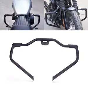 フロントエンジンガードクラッシュバー ハーレーソフテイルストリートボブ114 FXBBブレイクアウト18+用 Front Engine Guard Crash Bar For Harley Softail Street Bob 114 FXBB Breakout 18+