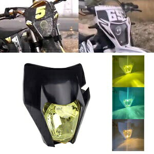 It[h ubN VF wbhCg DRL nC/[ r[t EXC XC-W SMR EXC-F TC TX TEp Off-Road Black Shell Headlight w/ DRL Hi/Lo Beam For EXC XC-W SMR EXC-F TC TX TE