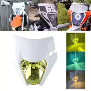 �I�t���[�h �z���C�g �V�F�� �w�b�h���C�g DRL Hi/Lo �r�[���t�� EXC 300 500 FC FE TC TX TE�p Off-Road White Shell Headlight w/DRL Hi/Lo Beam For EXC 300 500 FC FE TC TX TE �y���s�A���i�z