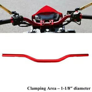 1 1/8 C` MX X^C bh nho[ vobNo[ n[[ \teC _Ci Ch OChp 1 1/8'' MX Style Red Handlebar Pullback Bar For Harley Softail Dyna Wide Glide