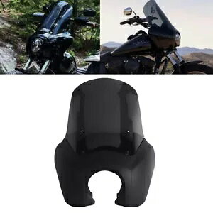 }bgubNwbhCgtFAO 15 C`tgKX Harley Dyna Wide Glide Fat Bob p Matte Black Headlight Fairing 15'' Windshield For Harley Dyna Wide Glide Fat Bob