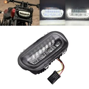 LED wbhCg vWFN^[ ϊt n[[ _Ci t@bg {u 2008-2017 \teCp LED Headlight Projector w/Conversion For Harley Dyna Fat Bob 2008-2017 Softail