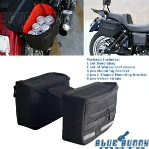 オートバイ調節可能な収納サドルバッグハーレーソフテイル FXBB ダイナ FXD グライド用 Motorcycle Adjustable Storage Saddle Bags For Harley Softail FXBB Dyna FXD Glide