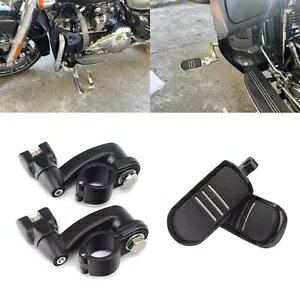XeX|tbgyOnCEFCyONvLbgn[[\teC1.25C`K[hp Stainless Steel Foot Pegs Highway Pegs Clamp Kit For Harley Softail 1.25" Guard