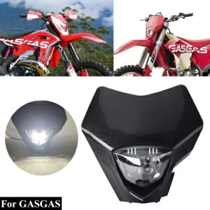 I[goCF LED wbhCgwbhv Hi/Lo _[goCN EC250/300 2021-23 p Motorcycle White LED Headlight Headlamp w/ Hi/Lo For Dirt Bike EC250/300 2021-23