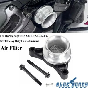 �V���o�[�G�A�t�B���^�[�N���[�i�[�V�X�e���C���e�[�N��t�L�b�g�n�[���[�i�C�g�X�^�[ RH975 Silver Air Filter Cleaner System Intake Mounting Kit For Harley Nightster RH975 �y���s�A���i�z