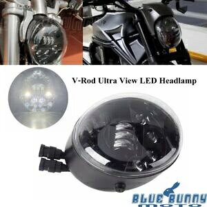 �h�b�g LED �w�b�h�����v�N���A�����Y�w�b�h���C�g�n�[���[�i�C�g���b�h VRSCD VRSCDX 2006-17 DOT LED Headlamp Clear Lens Headligt For Harley Night Rod VRSCD VRSCDX 2006-17 �y���s�A���i�z
