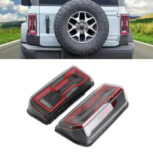 2X LED �e�[�����C�g �u���[�L�M�����o�[�X�����v 2021-2024 �t�H�[�h �u�����R 2/4 �h�A�p 2X LED Tail Lights Brake Signal Reverse Lamp For 2021-2024 Ford Bronco 2/4 Door �y���s�A���i�z