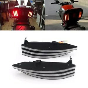 LED �u���[�L�����e�[�����C�g W/�^�[���V�O�i�����C�g�L�b�g Ducati 959 Diavel 2011-2019�p LED Brake Run Tail Light W/Turn Signal Light Kit For Ducati 959 Diavel 2011-2019 �y���s�A���i�z