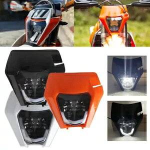3�F�V�F���t�����g�w�b�h���C�g �n�C/���[�r�[��DRL�t�� 690 SMC R 250 XC-W 300 EXC�p 3-Color Shell Front Headlight w/High/Low Beam DRL For 690 SMC R 250 XC-W 300 EXC �y���s�A���i�z