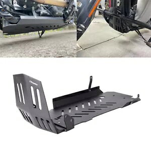 n[[\teC[C_[Sp3mmA~jEubNXLbhv[gpl 3mm Thick Aluminum Lower Black Skid Plate Panel For Harley Softail Low Rider S