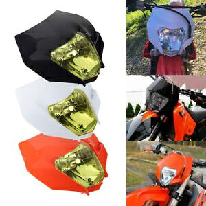 3 �F�V�F�� LED �w�b�h���C�g DRL Hi/Lo �r�[���X�[�p�[���g�t���[���C�h 250 F FE FX FC 3Colors Shell LED Headlight DRL Hi/Lo Beam For Supermoto FREERIDE 250 F FE FX FC �y���s�A���i�z