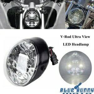 DOT ���F V-Rod �E���g���r���[ LED �w�b�h�����v Hi/Lo �r�[�� �i�C�g���b�h VRSCD 06-08 DOT Approved V-Rod Ultra View LED Headlamp Hi/Lo Beam For Night Rod VRSCD 06-08 �y���s�A���i�z