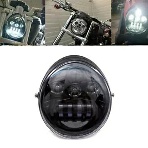 1 �� LED �w�b�h���C�g Hi/Lo �r�[���n�[���[ VROD VRSC VRSCF V ���b�h�}�b�X���X�g���[�g���b�h 1Pc LED Headlight Hi/Lo Beam For Harley VROD VRSC VRSCF V-Rod Muscle Street Rod �y���s�A���i�z