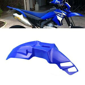 1Pc ABS �_�[�g�o�C�N�u���[�t�����g�t�F���_�[�}�b�h�K�[�h���}�n WR250X WR450F YZ XT TTR 1Pc ABS Dirt Bike Blue Front Fender Mudguard For Yamaha WR250X WR450F YZ XT TTR