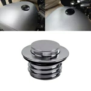 フラッシュマウントポップアップ燃料タンクガスキャップハーレーソフテイルストリートボブFXBB 18-21用 Flush Mount Pop Up Fuel Tank Gas Cap For Harley Softail Street Bob FXBB 18-21