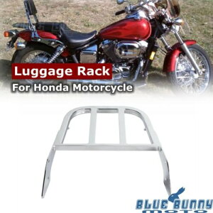 �N���[�����A�ו����b�N�z���_�V���h�E�Z�C�o�[�G�[�X�G�A�� 1100 VT1100 1998-2010 Chrome Rear Luggage Rack For Honda Shadow Sabre ACE Aero 1100 VT1100 1998-2010 �y���s�A���i�z