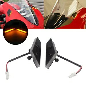 tg LED ~[ubNIt^[VOiCWP[^[Cg Ducati Panigale V4R p Front LED Mirror Block Off Turn Signal Indicator Light For Ducati Panigale V4R