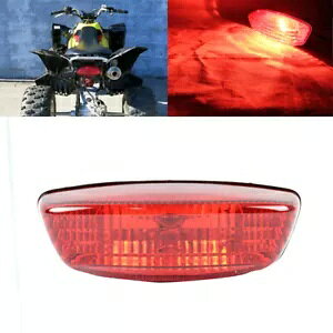 bhYu[Le[CgtBgvXYL LT-Z400 Quadsport Z400 LT-F250 Red Lens Brake Tailight Filament Lamp For Suzuki LT-Z400 Quadsport Z400 LT-F250