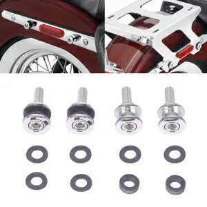 �N���[�� �V�[�V�[�o�[ �h�b�L���O �n�[�h�E�F�A �L�b�g �n�[���[ FLHC FLSL FXFB FXLR FLSB 18-20�p Chrome Sissy Bar Docking Hardware Kit For Harley FLHC FLSL FXFB FXLR FLSB 18-20 �y���s�A���i�z