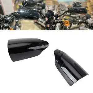 �y�A�u���b�N�n���h�K�[�h�ی�J�o�[�n�[���[�\�t�e�C���f���b�N�X�w���e�[�W�N���V�b�N�p Pair Black Handguard Protection Cover For Harley Softail Deluxe Heritage Classic �y���s�A���i�z