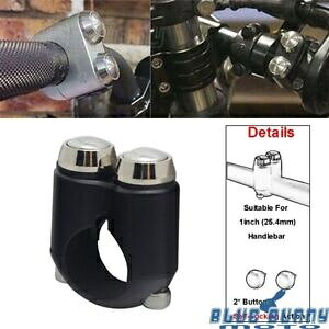 jo[TI[goC 12V nho[XCb` 2 {^Ztb`XCb` 1 "o[p Universal Motorcycle 12V Handlebar Switch 2 Button Self Latch Switch For 1" Bar