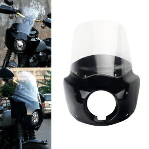 wbhCgtFAO 15C`tgKXt n[[_CiChOChFXDWG EFI FXDWGIp Headlight Fairing w/15'' Windshield For Harley Dyna Wide Glide FXDWG EFI FXDWGI
