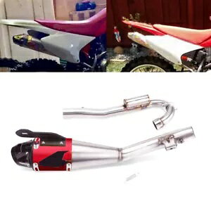 N[XbvItGL][Xg}t[pCvVXeLbgz_ CRF230F 2008-2020 Chrome Slip On Full Exhaust Muffler Pipe System Kit For Honda CRF230F 2008-2020