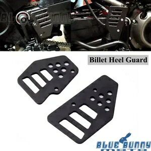 �u���b�N�A���~�K�[�h�t�b�g�y�O�q�[���J�o�[�n�[���[�p���A�����J1250 S 21-up�p Black Aluminum Guard Foot Peg Heel Covers For Harley PAN AMERICA 1250 S 21-up �y���s�A���i�z