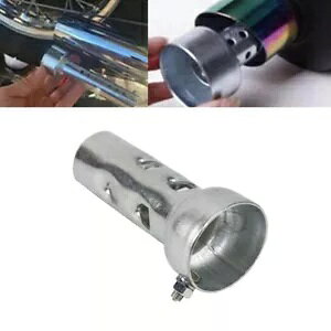Vo[ rC}t[ pCv CZbg obt DB L[ TCT[ 2 '' 51mm z_p Silver Exhaust Muffler Pipe Inset Baffle DB Killer Silencer For 2'' 51mm Honda