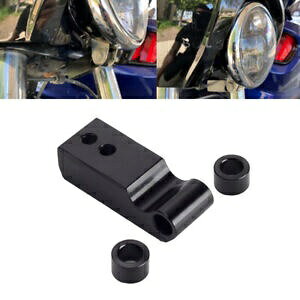 ubN wbhCg }Eg GNXeV ubN n[[ \teC Xg[g {u FXBB FXSTp Black Headlight Mount Extension Block For Harley Softail Street Bob FXBB FXST