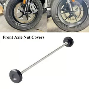1Pc ubNtgzC[ANXibgJo[n[[X|[cX^[ S 1250 RH1250S 21-up 1Pc Black Front Wheel Axle Nut Covers For Harley Sportster S 1250 RH1250S 21-up