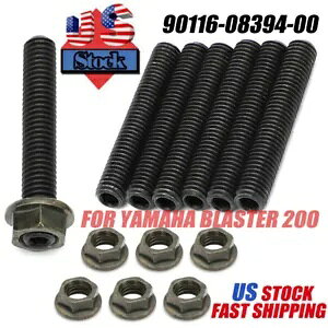 ���}�n�u���X�^�[ 200 �V�����_�[�w�b�h�X�^�b�h�L�b�g MAXLOCK �X�^�b�h�{���g 90116-08394-00 For Yamaha Blaster 200 Cylinder Head Studs Kit MAXLOCK Stud Bolt 90116-08394-00 �y���s�A���i�z