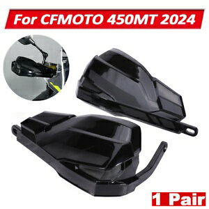 �n���h���o�[ �n���h�K�[�h �v���e�N�^�[ CFMOTO 450MT 2024 �p���C�U�[�g���t�����g�K���X�t�� Handlebar Handguard Protector W/ Riser Extended Windscreen For CFMOTO 450MT 2024 �y���s�A���i�z
