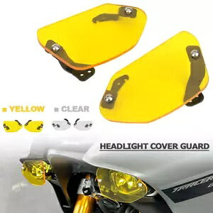 wbhCgK[hJo[veN^[ tuPbgt }ng[T[900 9/GTp Headlight Guard Cover Protector With Mounting Bracket For YAMAHA Tracer 900 9/GT