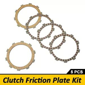 5 �N���b�`���C�K�X�P�b�g�L�b�g KAWASAKI Z400 ZX4R ZX4RR �E�� 400 5PCS Clutch Friction Plate Gasket Kit For KAWASAKI Z400 ZX4R ZX4RR NINJA 400