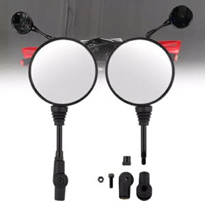 ܂肽ݎ M8 M10 obN~[ KAWASAKI KLX 150L 250/S/SF 300 300SM KLR650 Foldable M8 M10 Rearview Mirrors For KAWASAKI KLX 150L 250/S/SF 300 300SM KLR650
