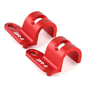 Au[LCz[XXibvNvXYL DR-Z400E DR-Z400S DR-Z400SM CNC bh Rear Brake Line Hose Snap Clamp For SUZUKI DR-Z400E DR-Z400S DR-Z400SM CNC Red